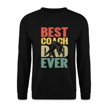 Wrestling Dad Wrestler Men Father's Day - Unisex Sweatshirt - black - Front - Alina (178cm) & Michal (187cm)