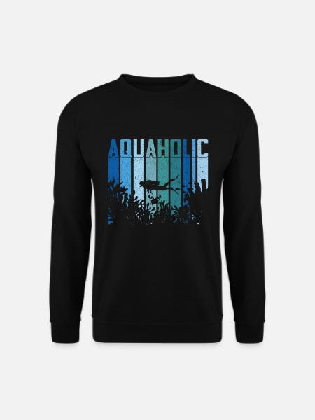 Diving Diver Ocean Lovers - Unisex Sweatshirt - black