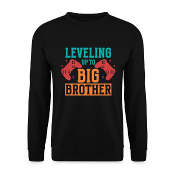 Big Brother Video Gamer New Brother Gaming - Sweat-shirt Unisexe - noir - Devant - Alina (178cm) & Michal (187cm)