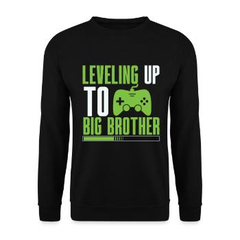 Big Brother Video Gamer New Brother Gaming - Sweat-shirt Unisexe - noir - Devant - Alina (178cm) & Michal (187cm)