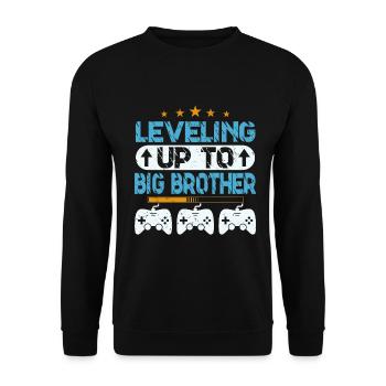 Big Brother Video Gamer New Brother Gaming - Sweat-shirt Unisexe - noir - Devant - Alina (178cm) & Michal (187cm)