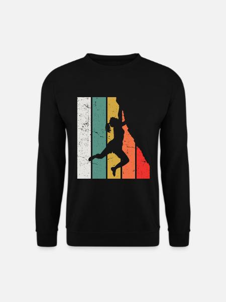 Rock Kletterer Klettern Berg - Unisex Pullover - Schwarz
