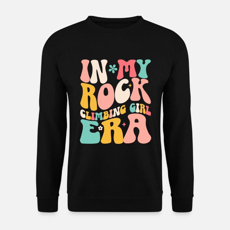 Rock Climber Climbing Mountain - Unisex Sweatshirt - black