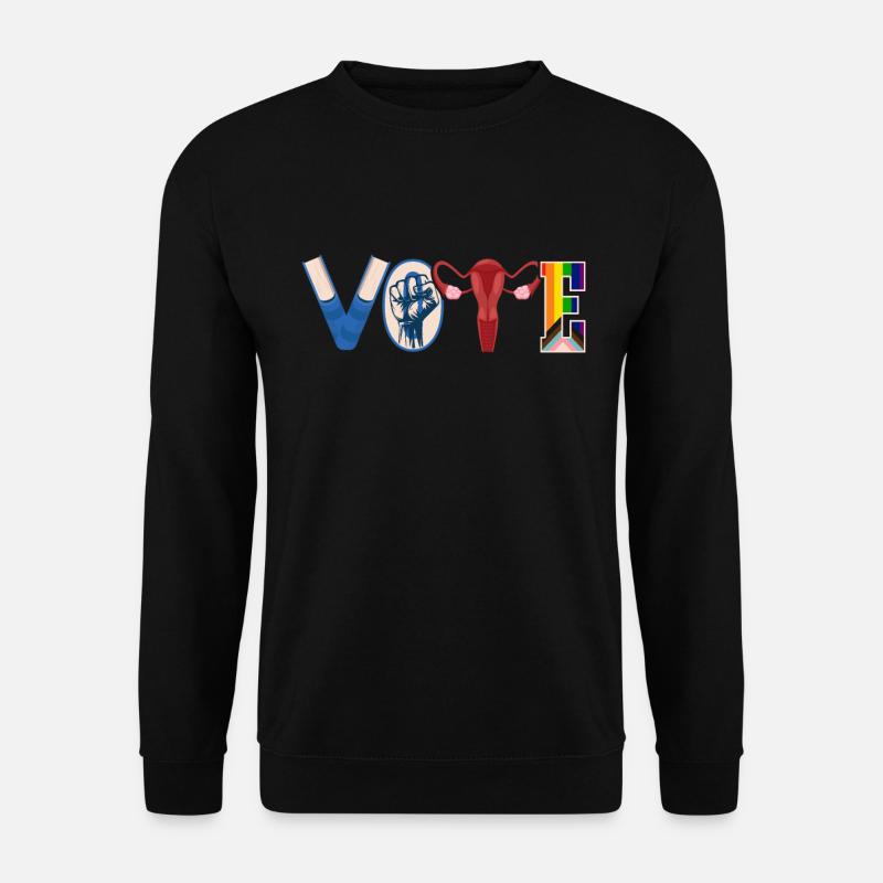 Voting Books Faustier Ovaries Lgtbq - Unisex Sweatshirt - black