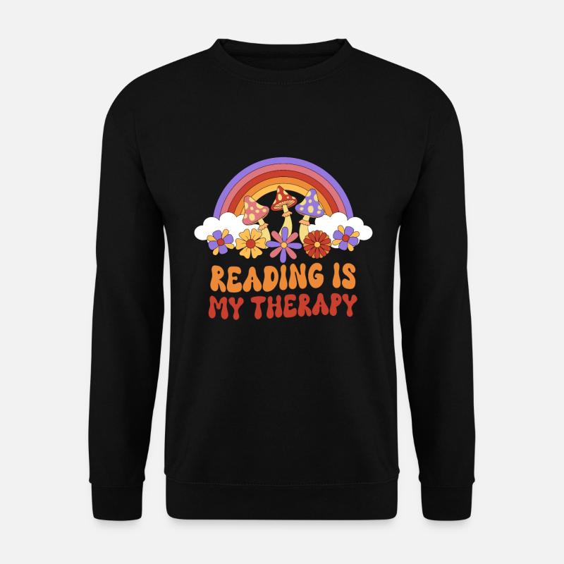 Groovy Lecture Bibliothécaire Bibliothèque Drôle - Sweat-shirt Unisexe - noir