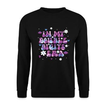 Décoration d’anniversaire à deux chiffres filles 10 - Sweat-shirt Unisexe - noir - Devant - Alina (178cm) & Michal (187cm)