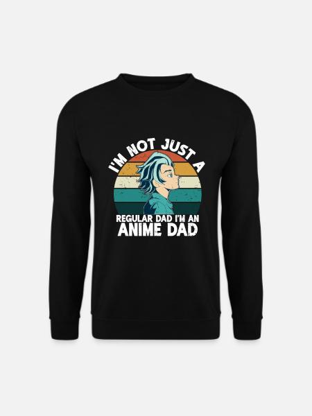 Anime Pappa Som En Vanlig Pappa Otaku Japansk Manga - Unisextröja - svart