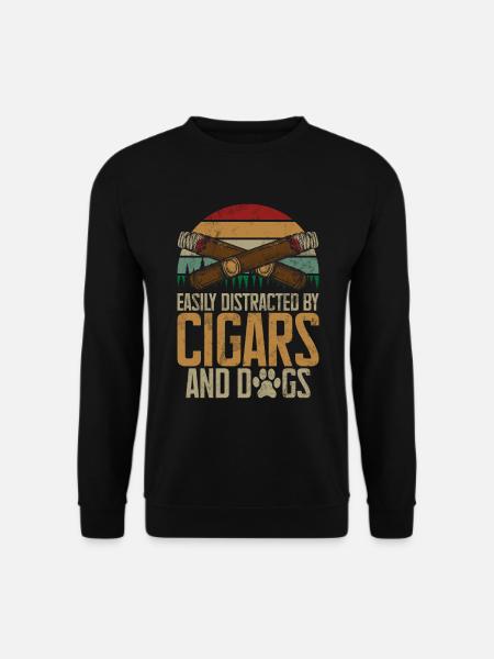 Cigar Smoker - Unisex Sweatshirt - black