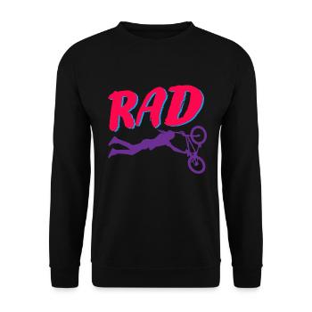 BMX Rider Fille Vélo Vélo Stunt Racing Enfants - Sweat-shirt Unisexe - noir - Devant - Alina (178cm) & Michal (187cm)