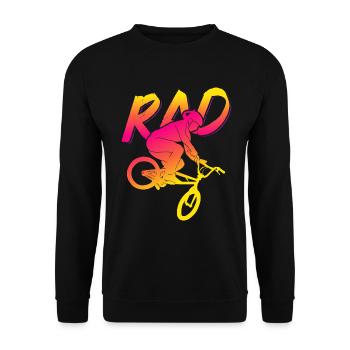 BMX Rider Fille Vélo Vélo Stunt Racing Enfants - Sweat-shirt Unisexe - noir - Devant - Alina (178cm) & Michal (187cm)