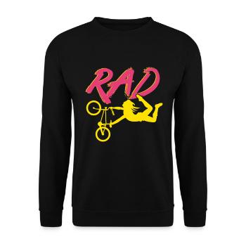 BMX Rider Fille Vélo Vélo Stunt Racing Enfants - Sweat-shirt Unisexe - noir - Devant - Alina (178cm) & Michal (187cm)