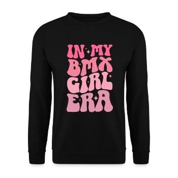 BMX Rider Fille Vélo Vélo Stunt Racing Enfants - Sweat-shirt Unisexe - noir - Devant - Alina (178cm) & Michal (187cm)
