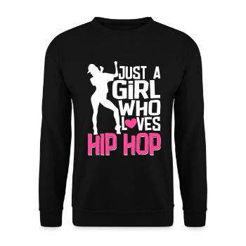 Danseurs HipHop Breakdance Hip Hop Années 80 90 - Sweat-shirt Unisexe - noir - Devant - Alina (178cm) & Michal (187cm)