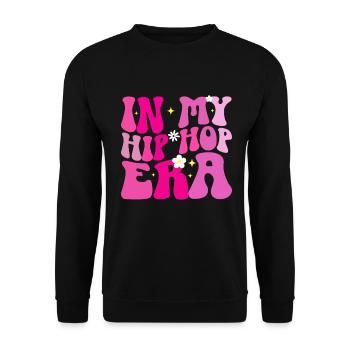 HipHop -Tänzer Breakdancing Der 80er 90er Hip Hop - Unisex Pullover - Schwarz - Vorne - Alina (178cm) & Michal (187cm)