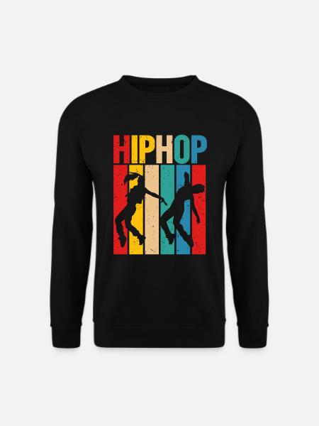 HipHop -Tänzer Breakdancing Der 80er 90er Hip Hop - Unisex Pullover - Schwarz