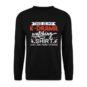Korean Drama Merch K-Drama Lover Fan - Unisex Sweatshirt - black - Front - Alina (178cm) & Michal (187cm)