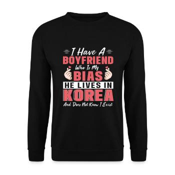 Korean Drama Merch K-Drama Lover Fan - Unisex Sweatshirt - black - Front - Alina (178cm) & Michal (187cm)