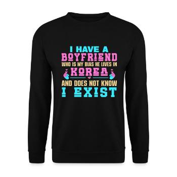 Korean Drama Merch K-Drama Lover Fan - Unisex Sweatshirt - black - Front - Alina (178cm) & Michal (187cm)