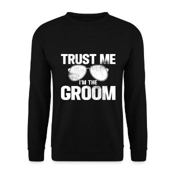 Enterrement de vie de garçon marié - Sweat-shirt Unisexe - noir - Devant - Alina (178cm) & Michal (187cm)