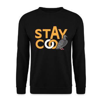 pigeon fancier pigeon bird lover pigeon - Unisex Sweatshirt - black - Front - Alina (178cm) & Michal (187cm)