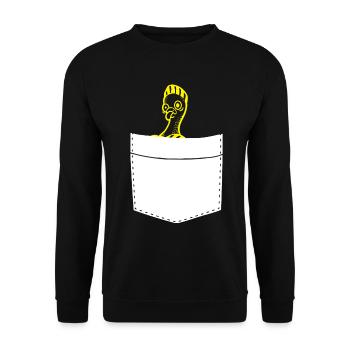 pigeon fancier pigeon bird lover pigeon - Unisex Sweatshirt - black - Front - Alina (178cm) & Michal (187cm)