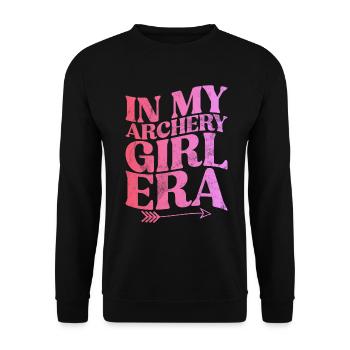 Tir à l’arc Chasse à l’arc Filles Chasse à la flèche - Sweat-shirt Unisexe - noir - Devant - Alina (178cm) & Michal (187cm)