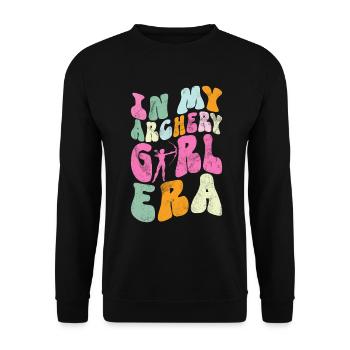 Tir à l’arc Chasse à l’arc Filles Chasse à la flèche - Sweat-shirt Unisexe - noir - Devant - Alina (178cm) & Michal (187cm)