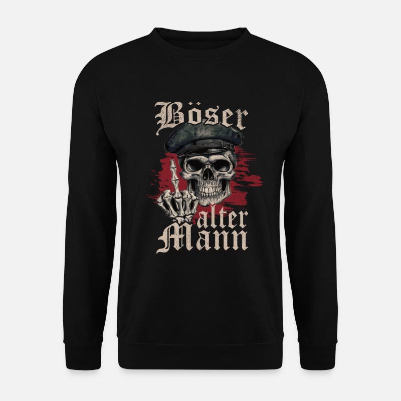 Evil Old Man - Unisex Sweatshirt - black