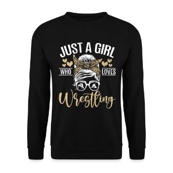 Lutteuse Fille Grappling Lutteuse Femmes - Sweat-shirt Unisexe - noir - Devant - Alina (178cm) & Michal (187cm)