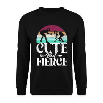 Lutteuse Fille Grappling Lutteuse Femmes - Sweat-shirt Unisexe - noir - Devant - Alina (178cm) & Michal (187cm)