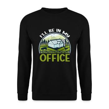 Garden Garden Garden Plants Vegetables - Unisex Sweatshirt - black - Front - Alina (178cm) & Michal (187cm)