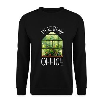 Garden Garden Garden Plants Vegetables - Unisex Sweatshirt - black - Front - Alina (178cm) & Michal (187cm)