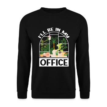 Garden Garden Garden Plants Vegetables - Unisex Sweatshirt - black - Front - Alina (178cm) & Michal (187cm)