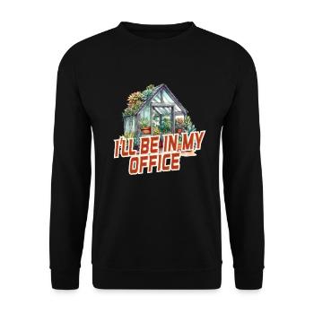 Garden Garden Garden Plants Vegetables - Unisex Sweatshirt - black - Front - Alina (178cm) & Michal (187cm)