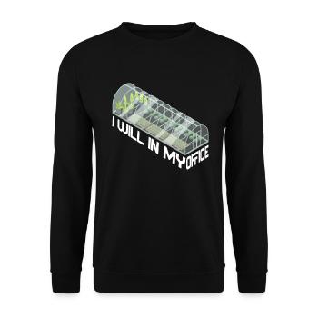 Garden Garden Garden Plants Vegetables - Unisex Sweatshirt - black - Front - Alina (178cm) & Michal (187cm)