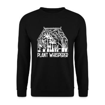 Garden Garden Garden Plants Vegetables - Unisex Sweatshirt - black - Front - Alina (178cm) & Michal (187cm)
