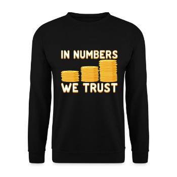 Accounting Secretary of Accountants Accounting - Unisex Sweatshirt - black - Front - Alina (178cm) & Michal (187cm)