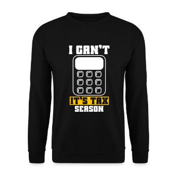Accounting Secretary of Accountants Accounting - Unisex Sweatshirt - black - Front - Alina (178cm) & Michal (187cm)