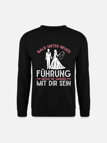 Der Bräutigam Lustiges Junggesellenabschied - Unisex Pullover - Schwarz