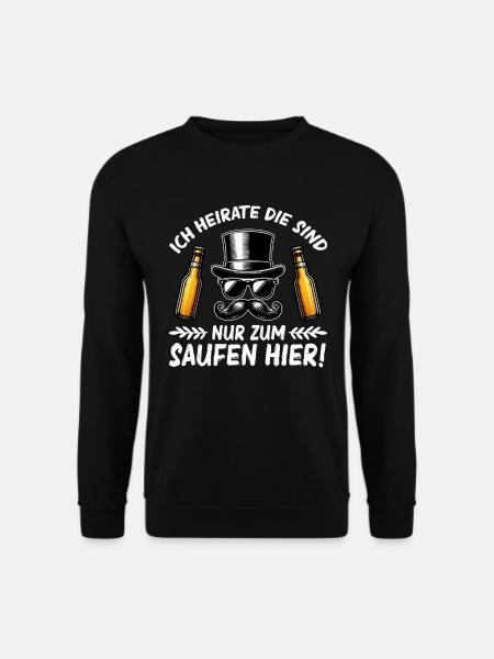 Le marié Funny EVJ - Sweat-shirt Unisexe - noir
