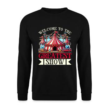Personnel de cirque Carnaval costumé Événement de cirque - Sweat-shirt Unisexe - noir - Devant - Alina (178cm) & Michal (187cm)