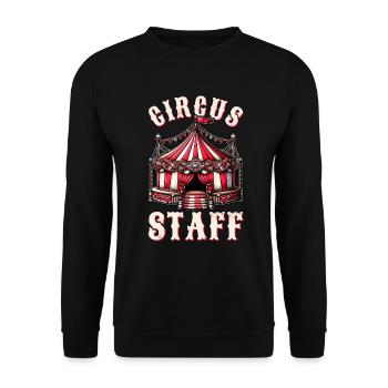 Personnel de cirque Carnaval costumé Événement de cirque - Sweat-shirt Unisexe - noir - Devant - Alina (178cm) & Michal (187cm)