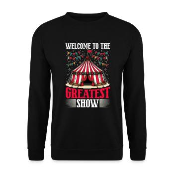 Personnel de cirque Carnaval costumé Événement de cirque - Sweat-shirt Unisexe - noir - Devant - Alina (178cm) & Michal (187cm)