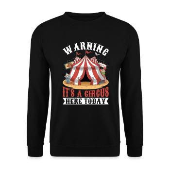 Personnel de cirque Carnaval costumé Événement de cirque - Sweat-shirt Unisexe - noir - Devant - Alina (178cm) & Michal (187cm)