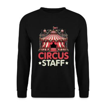 Personnel de cirque Carnaval costumé Événement de cirque - Sweat-shirt Unisexe - noir - Devant - Alina (178cm) & Michal (187cm)