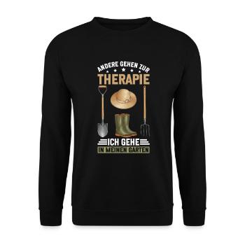 Jardin Jardinage Plantes Jardiniers Jardiniers Amateurs - Sweat-shirt Unisexe - noir - Devant - Alina (178cm) & Michal (187cm)