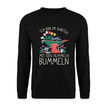 Jardin Jardinage Plantes Jardiniers Jardiniers Amateurs - Sweat-shirt Unisexe - noir - Devant - Alina (178cm) & Michal (187cm)