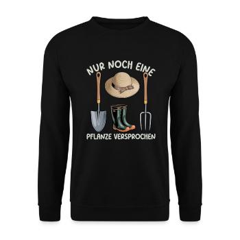 Jardin Jardinage Plantes Jardiniers Jardiniers Amateurs - Sweat-shirt Unisexe - noir - Devant - Alina (178cm) & Michal (187cm)