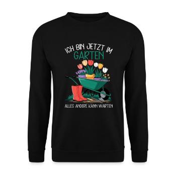 Jardin Jardinage Plantes Jardiniers Jardiniers Amateurs - Sweat-shirt Unisexe - noir - Devant - Alina (178cm) & Michal (187cm)
