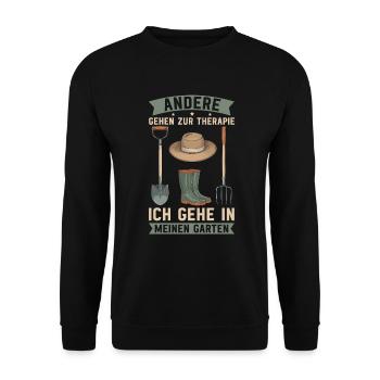 Jardin Jardinage Plantes Jardiniers Jardiniers Amateurs - Sweat-shirt Unisexe - noir - Devant - Alina (178cm) & Michal (187cm)